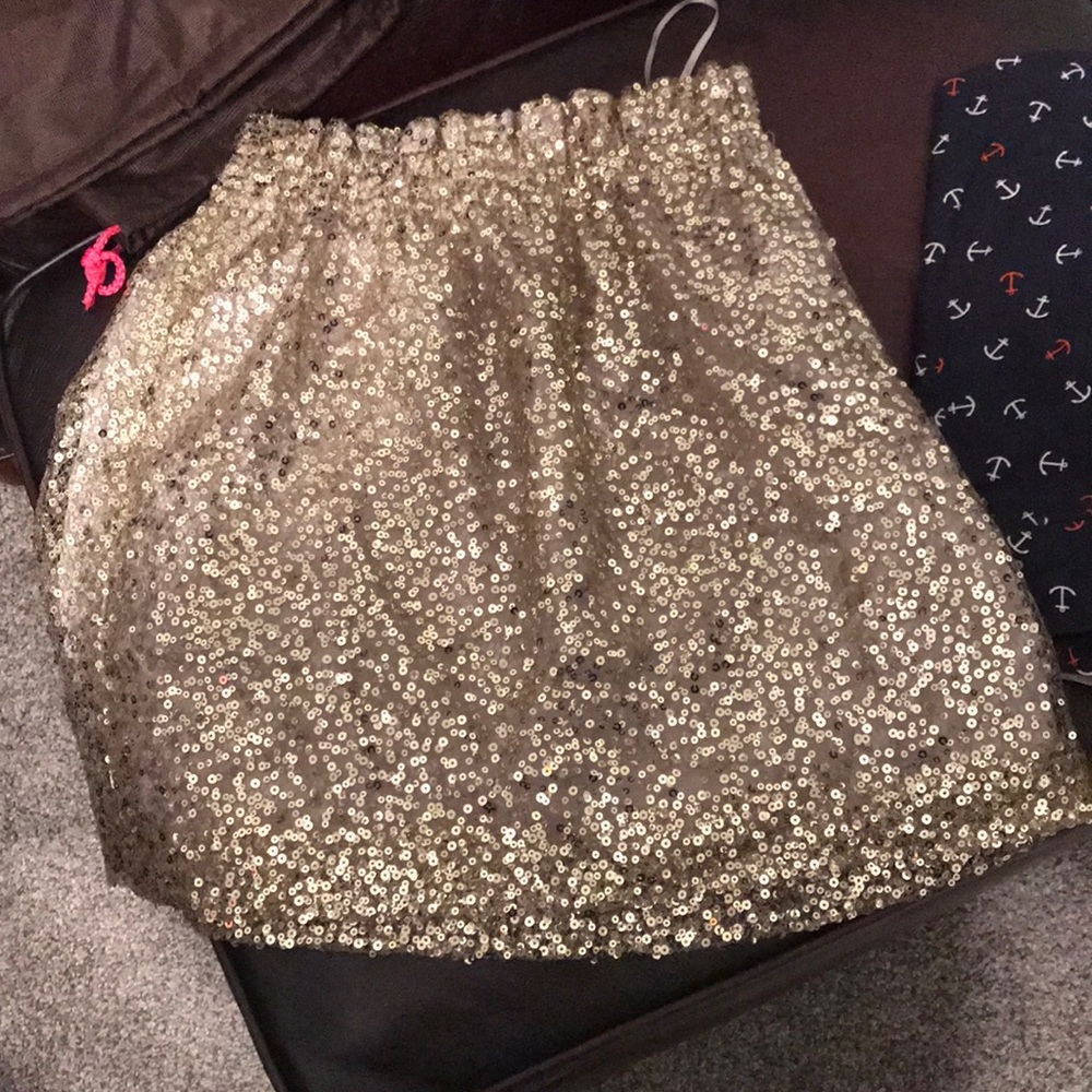 J. Crew sequin skirt